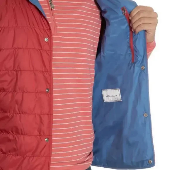 PETER MILLAR Hyper-Light Vest In Cape Red XL - Picture 3 of 11
